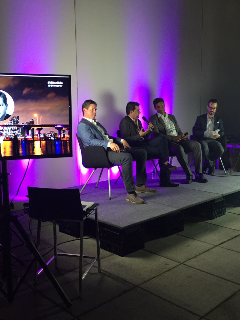 WenMnC's tweet photo. New trends, great discussion & good friends! #M8collide Miami's place to be for the thec-startups! https://t.co/Q3kCr0AtUo