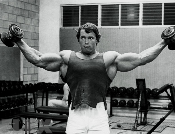 FLEX_Magazine's tweet photo. Arnold's tips for impressive delts: https://t.co/LMOGBl8dQb https://t.co/AlHegD2IKH