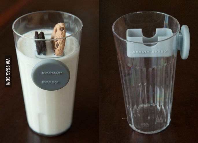 9GAG's tweet photo. Magnetic cookie dunker. We are getting closer to a world with no more war. https://t.co/uIHMJhr2e5 https://t.co/qvzBwHzRsY