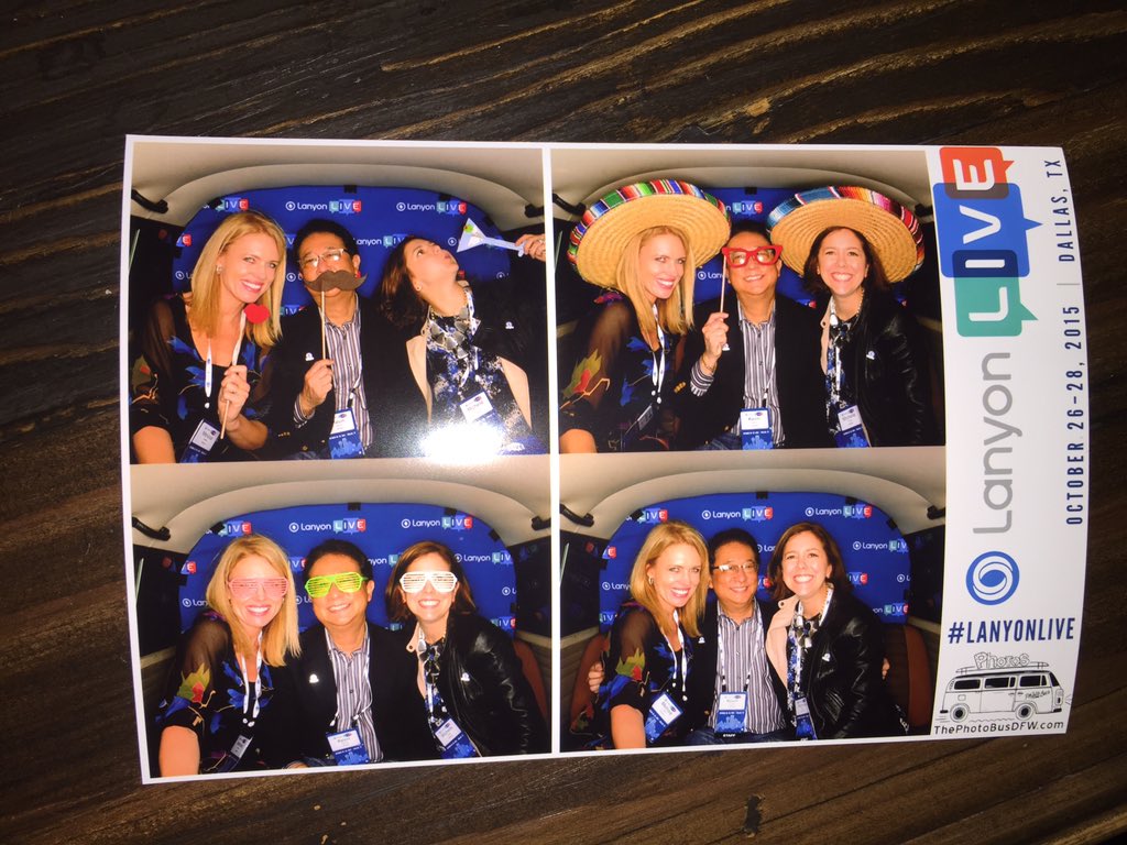 mich_fisch's tweet photo. Making memories #LanyonLive #thephotobusDFW @lanyon #loveourmarketingleadershipteam https://t.co/PD468QLyVt