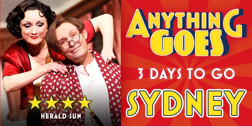 3 days until this ship sails #Sydney! Don't miss your chance to see this smash-hit musical fal.cn/KK62