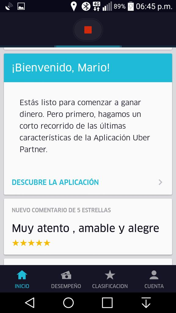 choferuberdf's tweet photo. Hoy hubo una actualización de la App para choferes. Varias nuevas funciones, promete mucho...  ya veremos. https://t.co/o9LMRRai0D