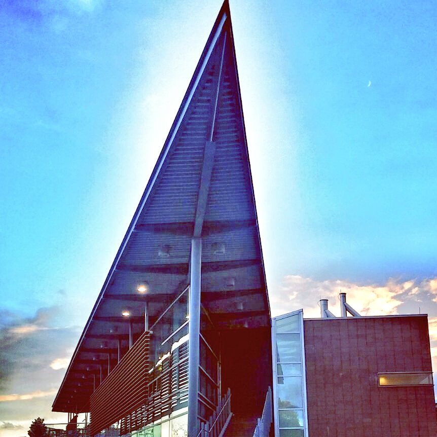 NAU's tweet image. Familiar spaces, different views. #CampusArchitecture