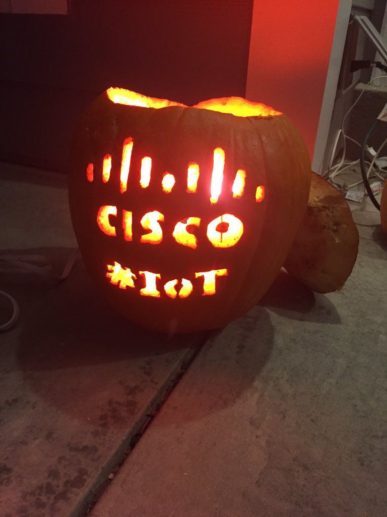 iotpumpkin's tweet photo. Kids got to learn all about service outages today. Major pumpkin outage, but is well again with @iotpumpkin https://t.co/PxtxWdF9G4