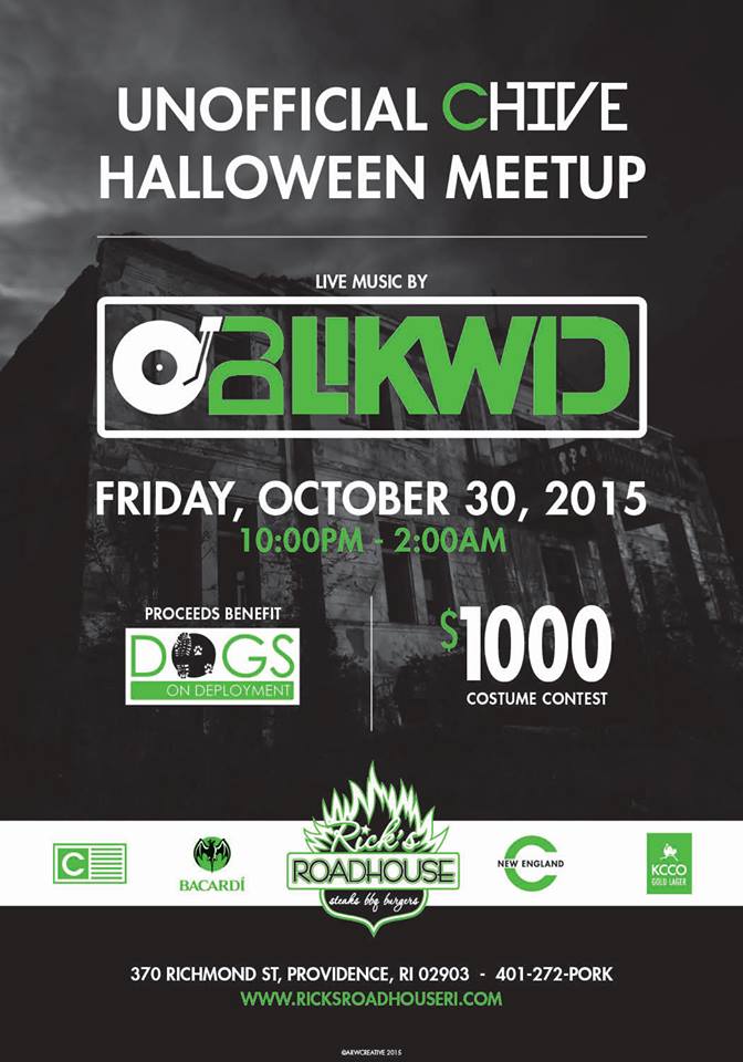 ChiveOnRI's tweet photo. Are you prepping your livers and costumes for Friday? @ChiveNation @ChiveNewEngland #ChiveOWeen #Meetup #KCCO https://t.co/SHCyOSIaPa