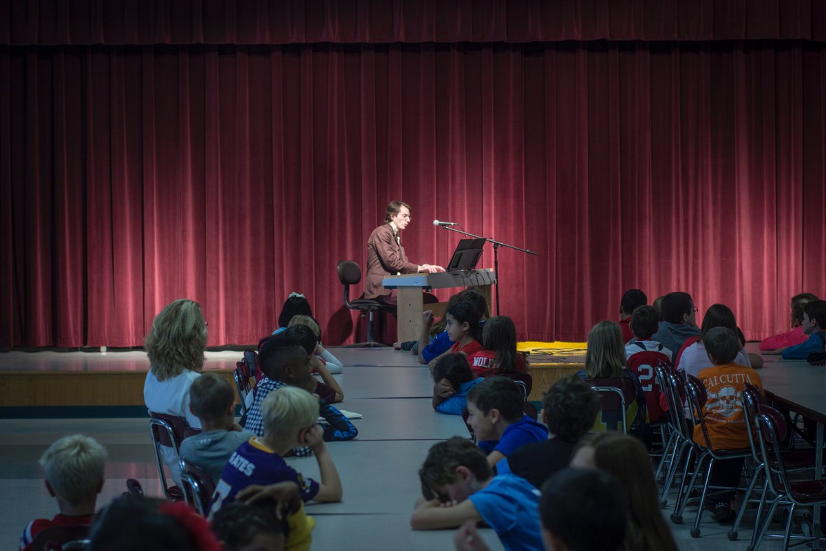 CPFMusic's tweet photo. These kids learned the joys of "air piano" today #communityoutreach #piano #teamclassical #claytonnc https://t.co/YKbFC4giIg