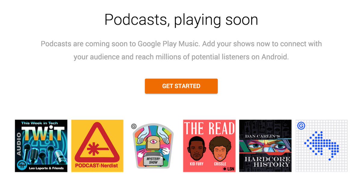 thenextweb's tweet photo. Google Play Music will soon have podcasts https://t.co/5NamZl3yGo https://t.co/jLX2yZ2s6c