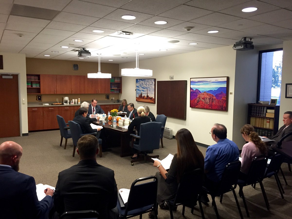 AZTreasurer's tweet photo. Decades of financial experience put to use for #AZ taxpayers @ the State Board of Investment mtg today. #AZTreasurer https://t.co/jcTR2IyaLk