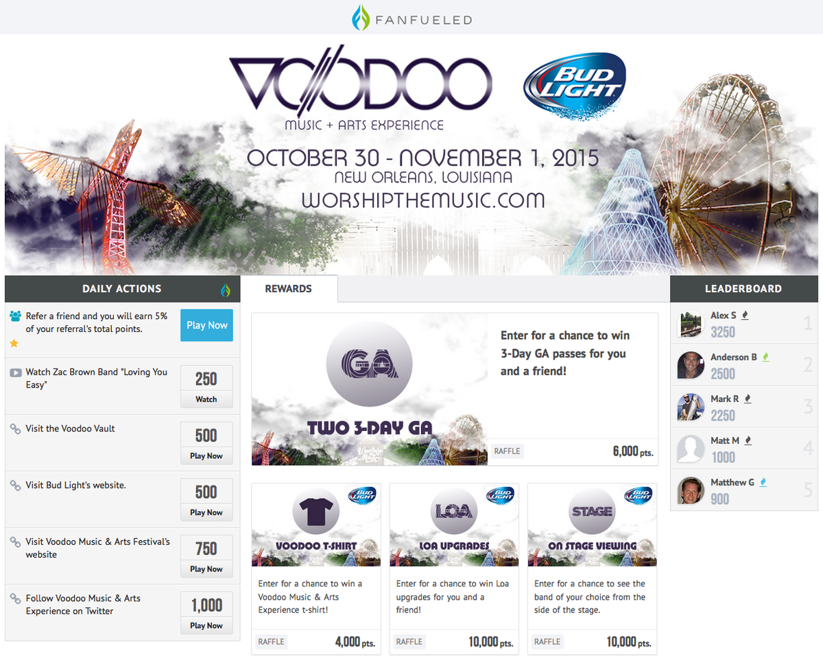VoodooNola's tweet photo. Win a backstage tour, Loa upgrades, merch, and more with @FanFueled and @BudLight: https://t.co/PLPloEu6gy https://t.co/cwX59lu28s