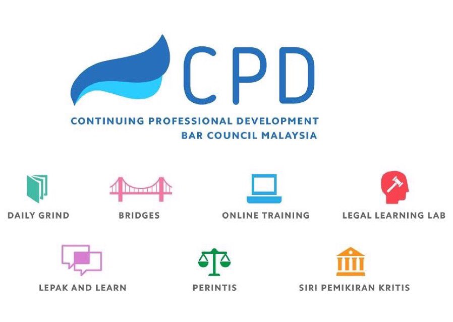 ric_wee's tweet photo. The @malaysianbar's Continuing Professional Development scheme evolves. New logo. Micro branding. Please RT #MBarCPD https://t.co/ooRbGGTUz3