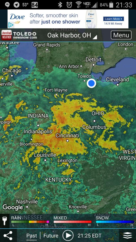 garberinc's tweet photo. @Ryan_Wichman Looks like it might #rain. #whyistormtrack #ohwx #imightneedacanoe https://t.co/qdQ948B2GB