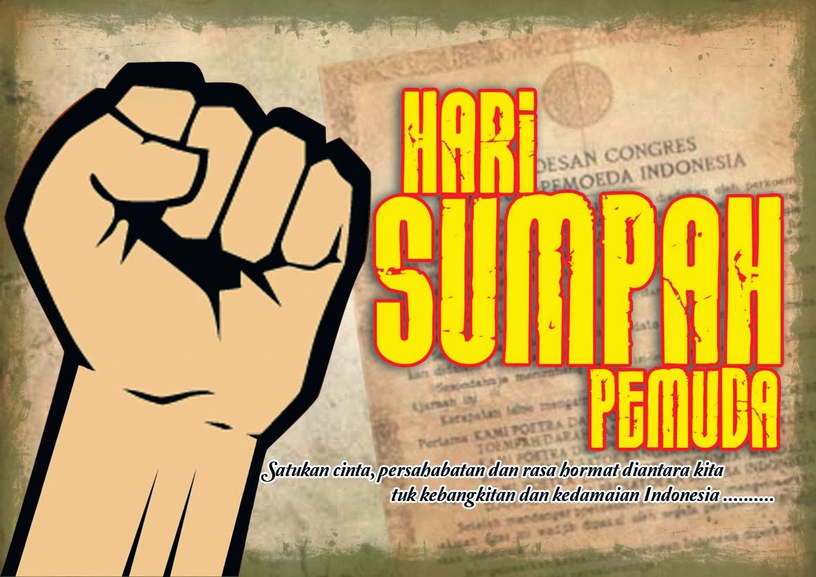 Selamat hari sumpah pemuda,,mari pemuda Indonesia bersatu,,Kobarkan semangat,,Darah,,Jiwa,,Hanya untukmu Indonesiaku