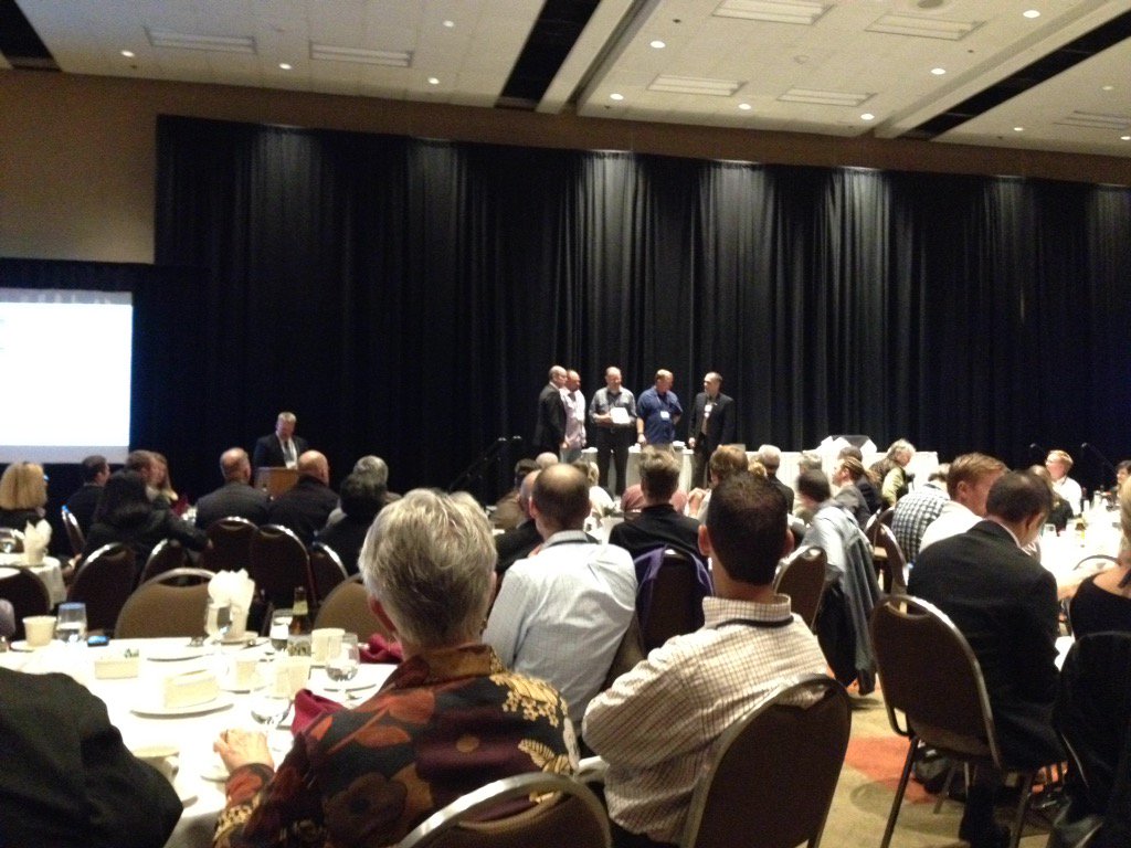 hastingstom's tweet photo. George W Burke Award. Oak Lodge Sanitary District. #PNCWA2015 https://t.co/2N6glV07Wv