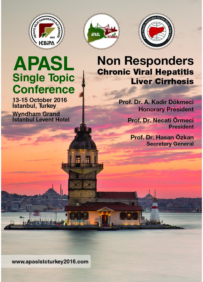 APASLnews's tweet image. Message from President of APASL STC on Non Responders(October 13-15 2016, Istanbul, Turkey). apaslstcturkey2016.com