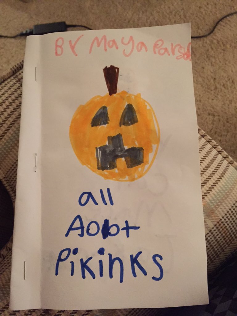 aparsad1's tweet photo. @MissMartinezK , Maya was so proud of her pumpkin book😄 https://t.co/gBL41t0Gkx