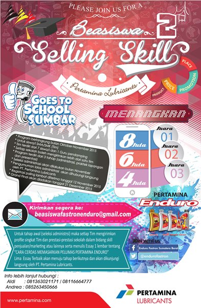 endurofastron's tweet photo. Beasiswa Selling Skill 2 #pertaminalubricants #sumbar_rancak #minangindonesia @infoSumbar https://t.co/LrP1EMbfjv