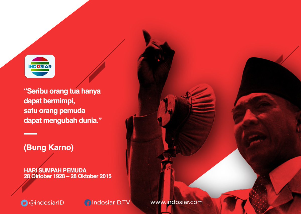Indosiar's tweet photo. Selamat Memperingati Hari #SumpahPemuda! https://t.co/jGWjj9eHRP