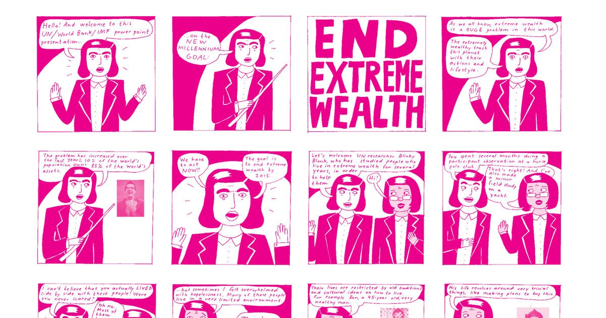 HuffPost's tweet photo. Comic suggests ending "extreme wealth" as a way to eradicate poverty https://t.co/WMEjCalOzq https://t.co/BQLLEX3p9U