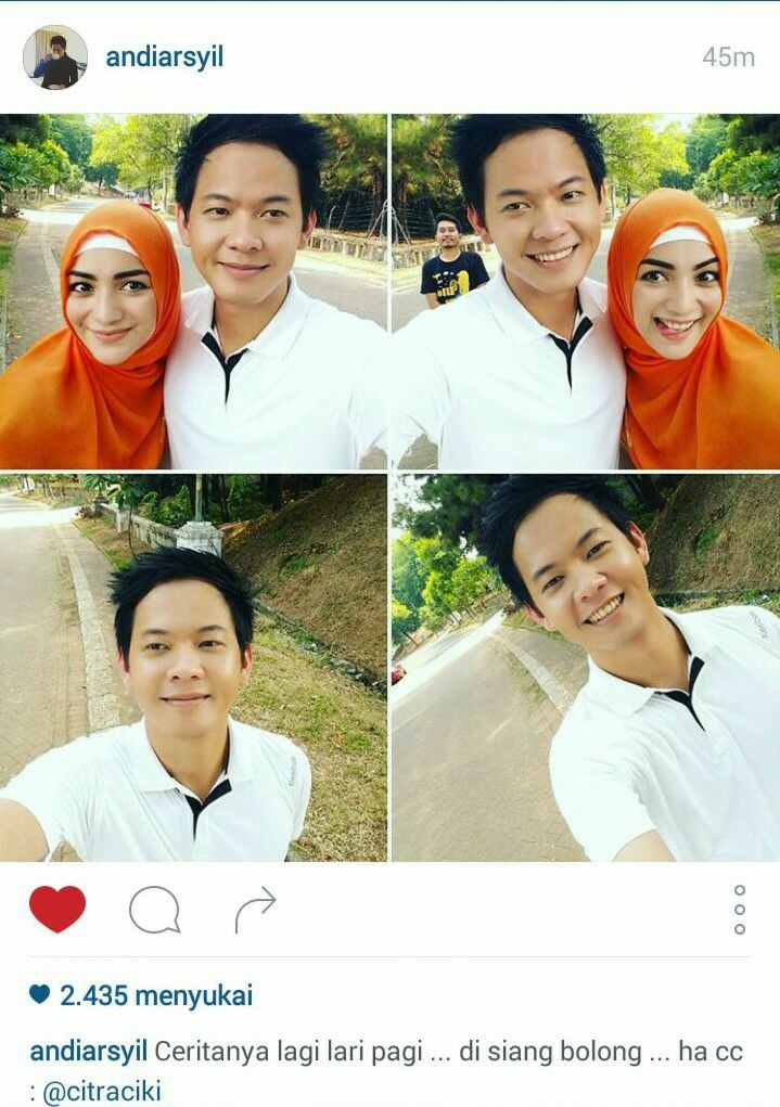 deeHZR1302's tweet photo. Ciiieee....Adeemm liat sweet couple makin lengket kaya Perangko:). Lope2 Bidadari @citraciki kak @arsyilrahman https://t.co/I1JiEGubue