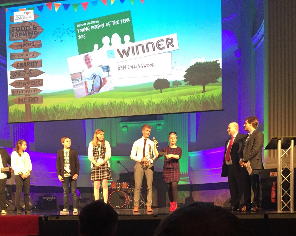 gordonbambridge's tweet image. At Bernard Matthews Youth Awards last night. Excellent display of talent from Norfolk's young people. Well done all