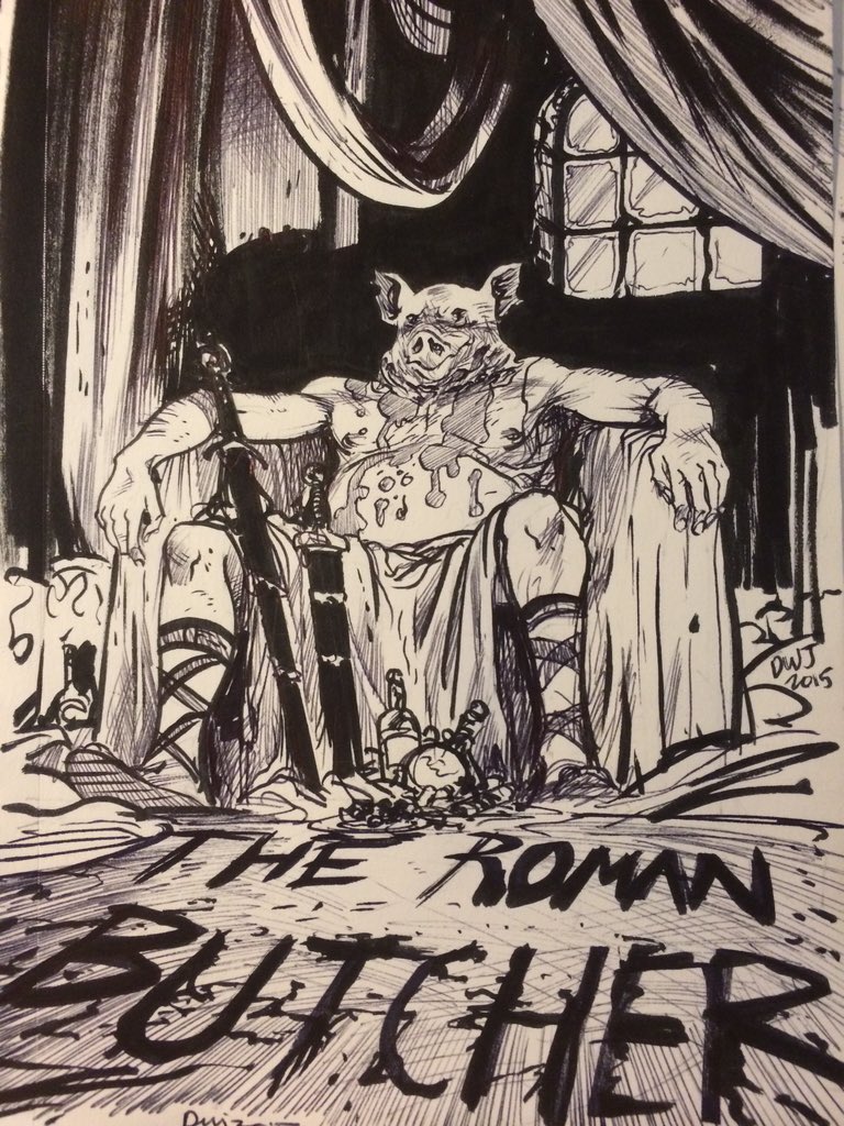 danielwarrenart's tweet photo. Drew a pig for a friend. https://t.co/ig7gj6SzGe