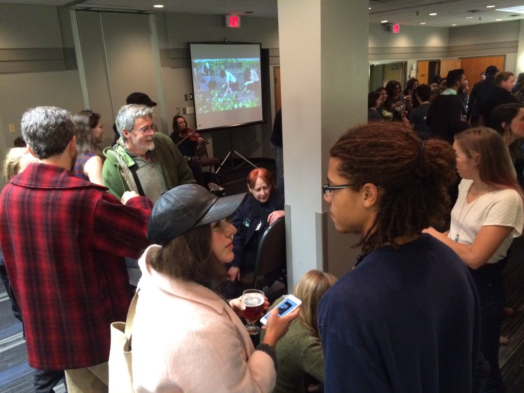 JenLFisch's tweet photo. Nothing more fun than watching the @RyersonU community be engaged in composting! #compost @RyesHomeGrown #MicrobeHub https://t.co/j2LIDiVXpn