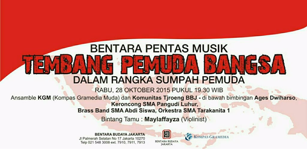 danrem's tweet photo. Malam ini di Bentara Budaya Jkt, orkes keroncong SMA PL manggung. @sheque @yoris @aryaaa @keprakepra @KerasPL https://t.co/5GlgFphIHa