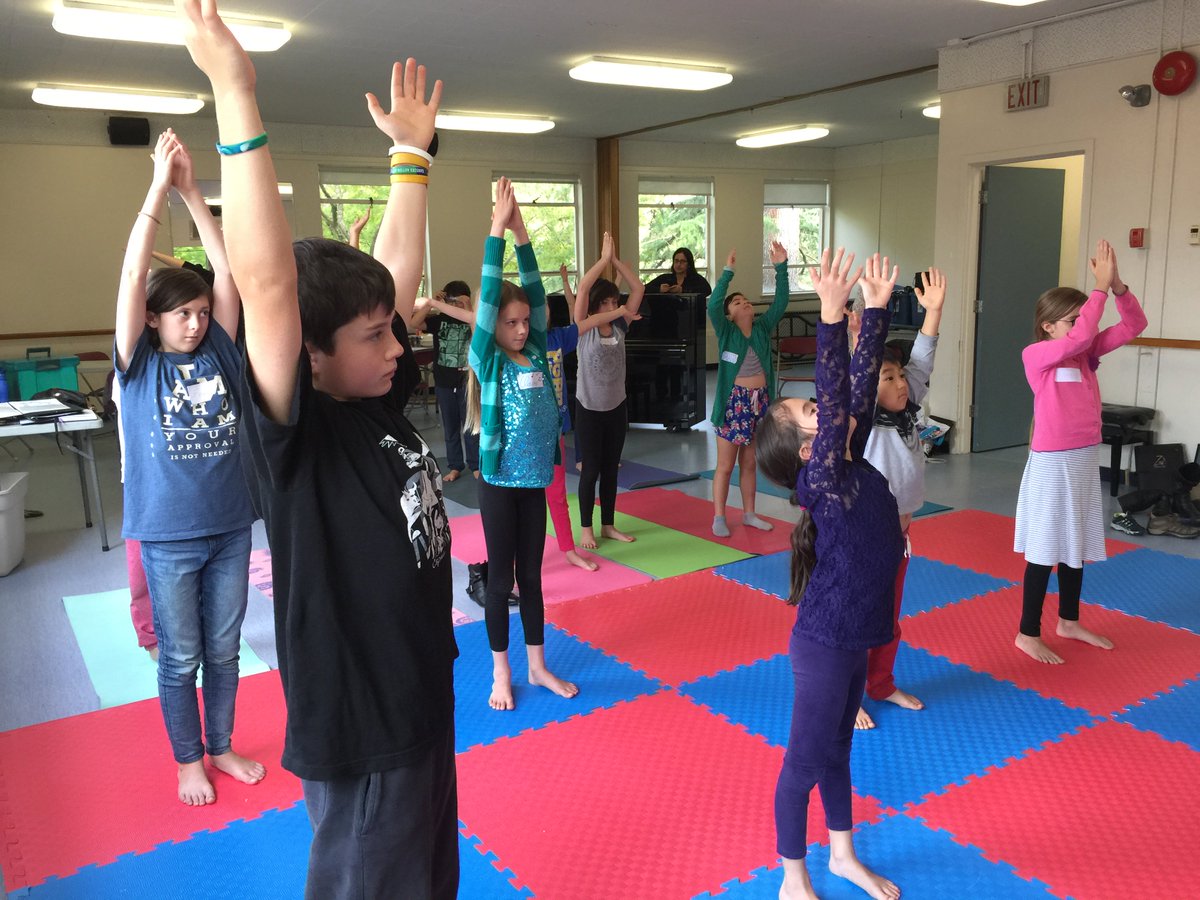Zing! tries Yoga at the Afternoon Day Camp! #Singing #Dunbar #vancouver #yoga #choir
