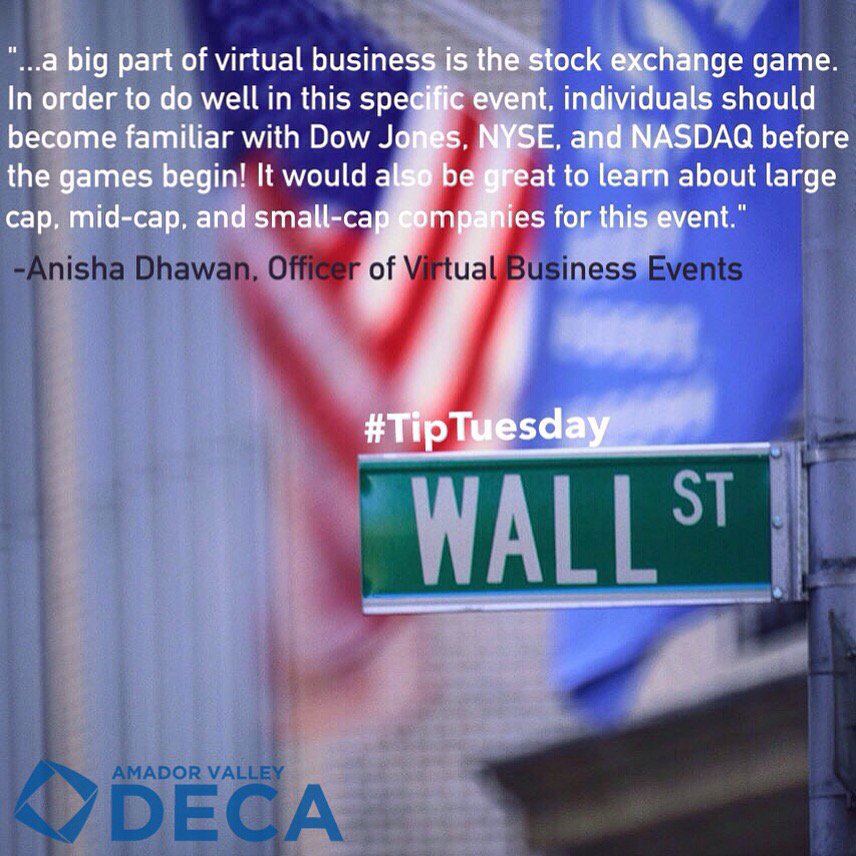 AVHSDECA's tweet photo. It's never too late for some advice from AV DECA's own VBC officer, Anisha! #donminate  #tiptuesday @decainc https://t.co/8FVW2juFkP
