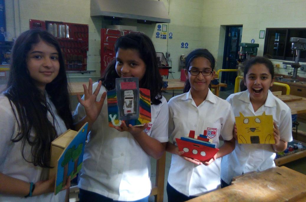 DCol_DT's tweet photo. Year 7FL/AD Block 1 DT students with their completed moneyboxes https://t.co/lfPezYuUPf