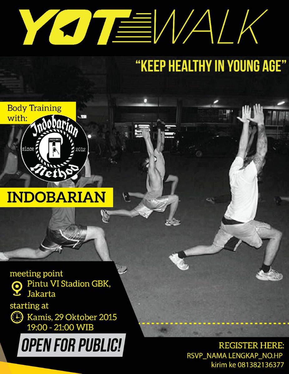 today, live tweet with <a href="/YoungOnTop/">MUDA SUKSES 🇮🇩</a> 18.30-end. and training tommorow night 7 Pm at Gelora Bung Karno Gate 6, see you!