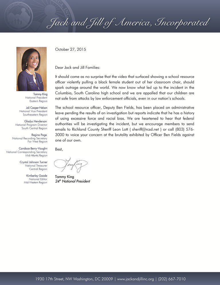 JackandJillInc's tweet image. #AssaultAtSpringValleyHigh Our National Response