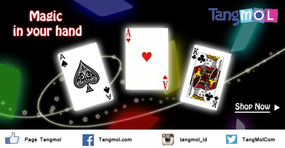 TangMolCom's tweet image. #Sale Items!
Koleksi #MagicTools yg keren abis, bkin kmu makin eksis!
cek bit.ly/1Fkmwf6
#onlineshop #sulap