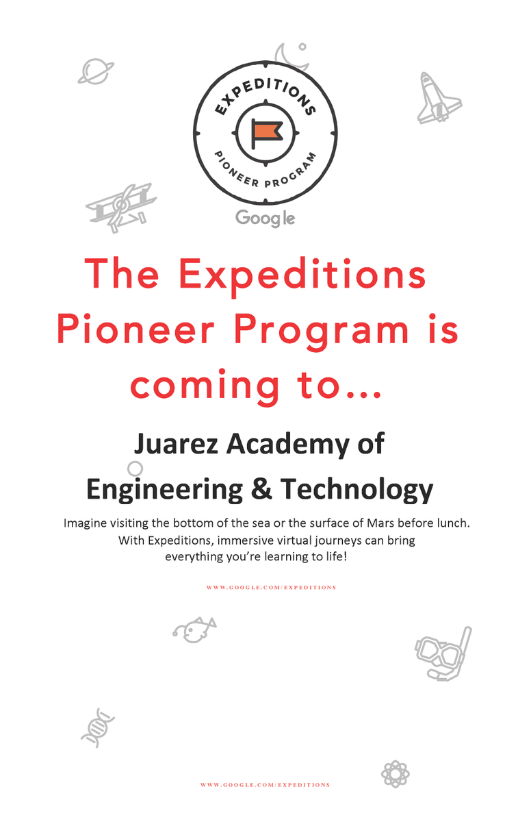 JuarezAcademy's tweet photo. A great opportunity! #GoogleExpeditions #JuarezAcademy https://t.co/Ijt4Qd7ElP