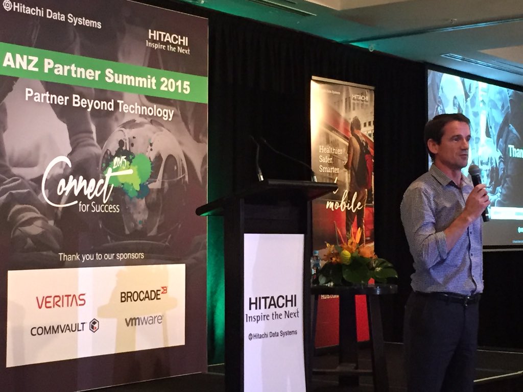 rg48428's tweet photo. What a great #HDSPartner Event -Nathan Mc Gregor closing out the ANZ Partner Summit!  #HDSsummit https://t.co/5KncRNoWyT