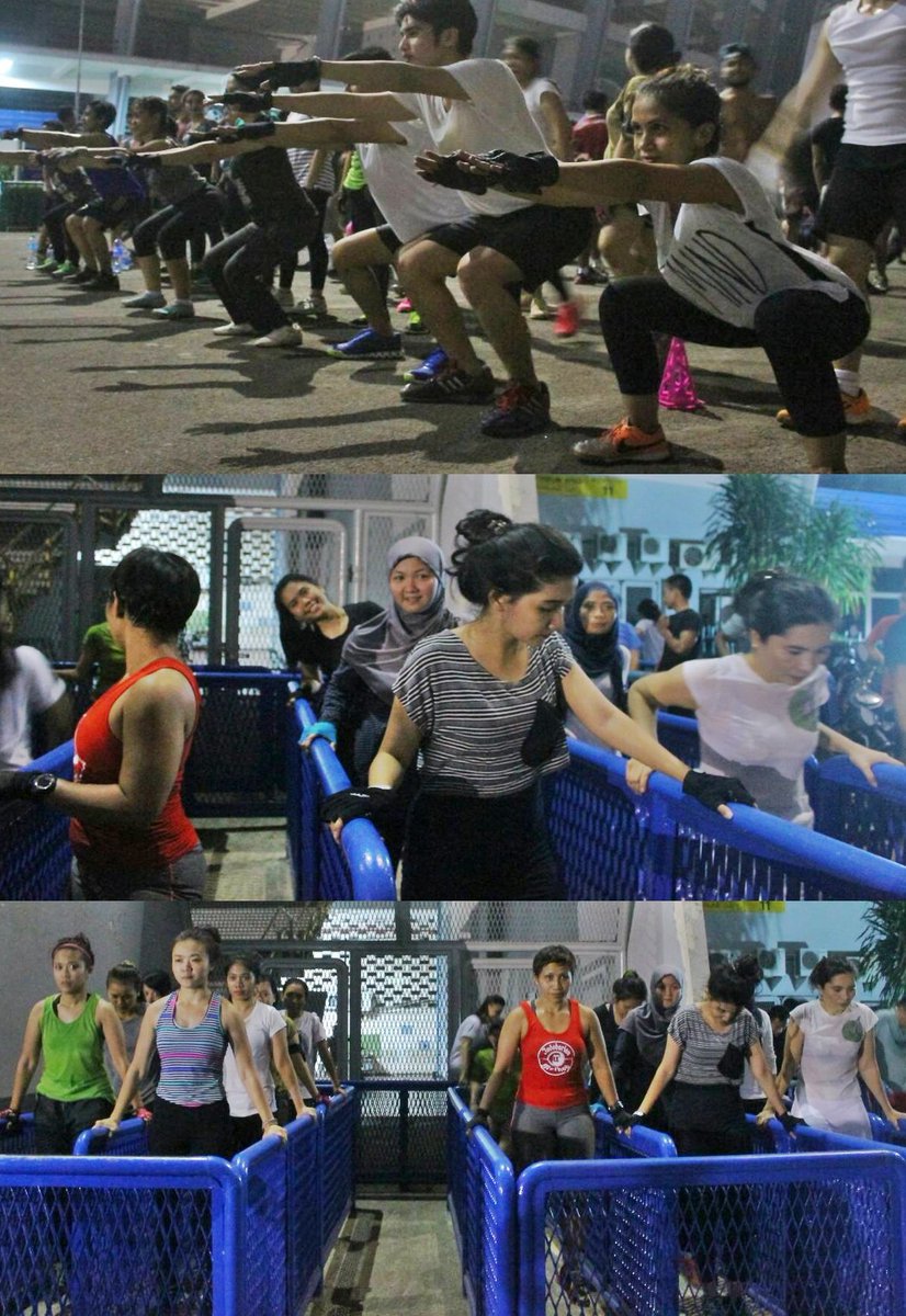 Indobarian ladies, we do calisthenics, yoga, capoeira and ect, So ladies jangan malu untuk join. 4 sehat 5 cantk :)