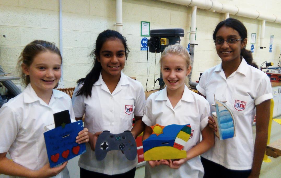DCol_DT's tweet photo. Year 7 JK/SG Block 1 DT students with their completed moneyboxes https://t.co/9HWuH2eYzn