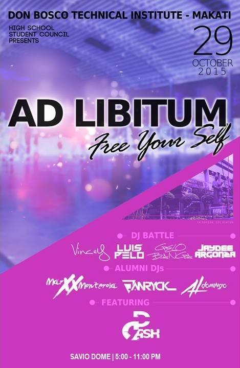 dbtimakatijhssc's tweet photo. Tomorrow is the day everyone! Ad Libitum: Free Your Self / 5-11pm / Door Price - 200. See y'all tomorrow #HSD15 https://t.co/EDuPGEljbV