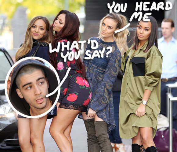 PerezHilton's tweet image. #PerrieEdwards calls #ZaynMalik a dirty word while talking about a #LittleMix song! goo.gl/l9MFiY