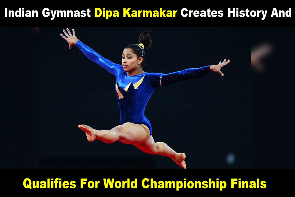 Dipa Karmakar is the First Indian gymnast to qualify for the Olympics