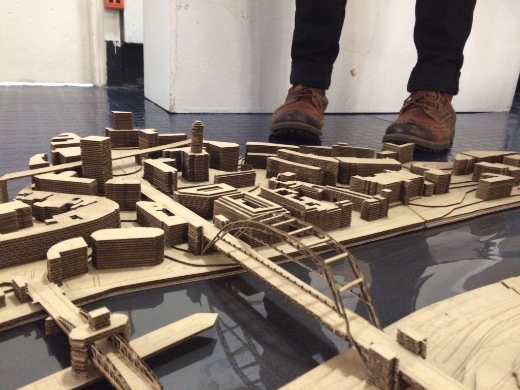 dundeeuni's tweet photo. See our architecture students work at our open day today @DJCAD #testdrivedundee https://t.co/kqOlnpmg7Z
