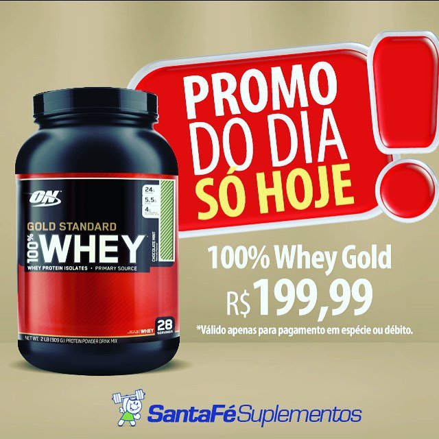 aresfip's tweet photo. @ santafesuplementos_:#PROMODODIA #NaSantaFeTem #WheyGold #Optimun #OptimumNutrition A 100% Whey Optimum Nutrition … https://t.co/LMgAGhZK16