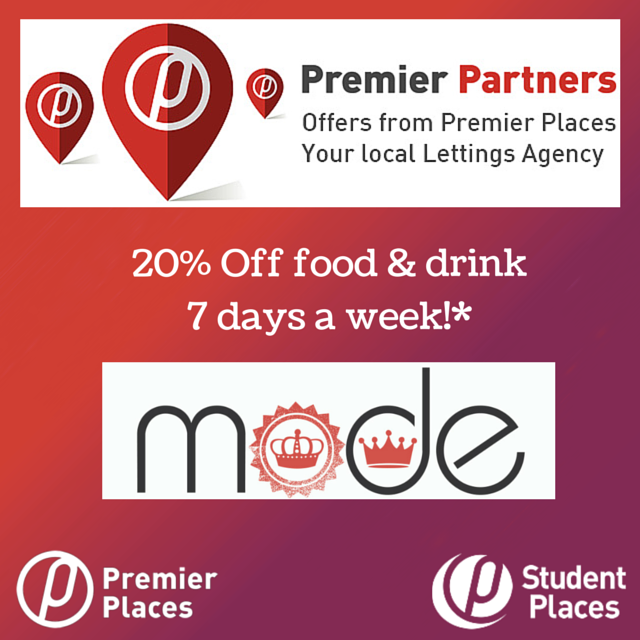 Student_Places's tweet photo. Today's #PremierPartners focus is on @MODEWORCESTER ! 20% OFF! #Worcestershirehour #worcesterdeals https://t.co/4lTb7r1G81