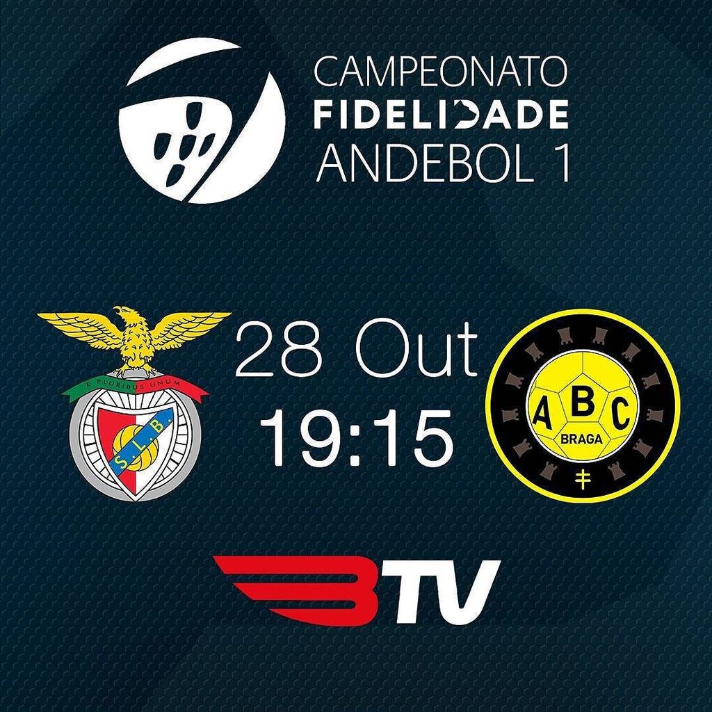 GloriosoSLBApp's tweet photo. Não perca o direto desta noite! #slbenfica #abcuminho #fidelidadeandebol1 #btv #direto #live #handball #andeboltv b… https://t.co/wyn5cxo2zC