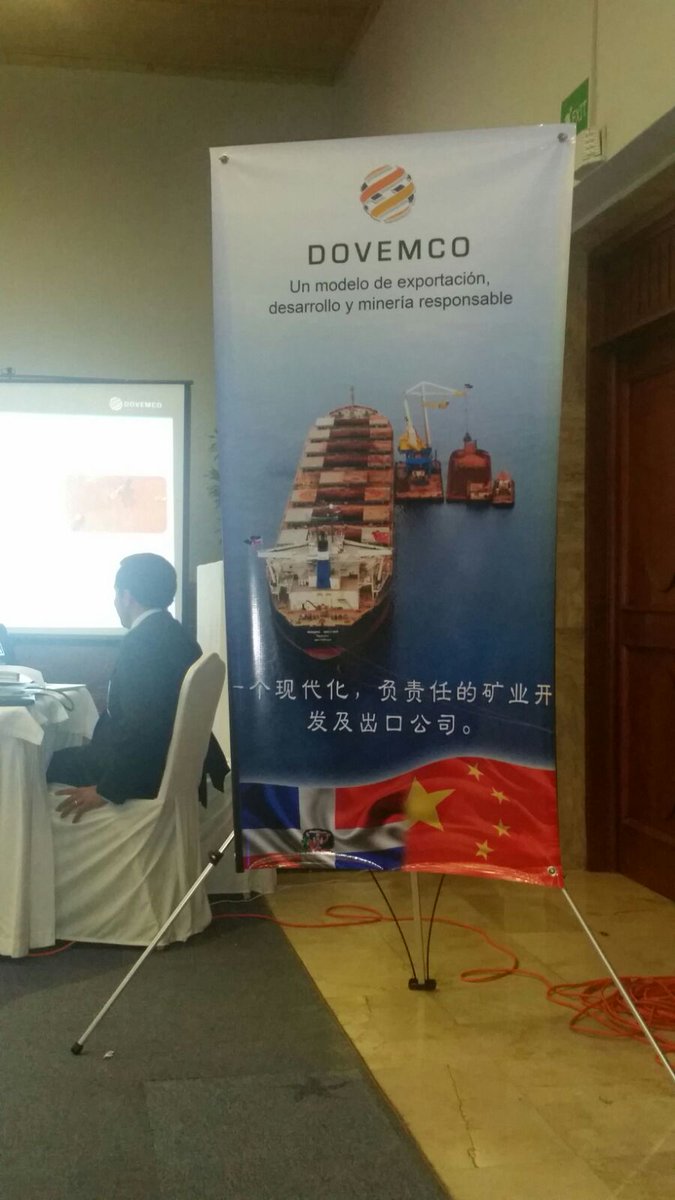 dovemco's tweet photo. Huascar Fernandez, Presidente de @Dovemco en “I Simposio de Cooperación RD-China” @MEPyD @MIC_RD @MiTurRD https://t.co/9TMbQRMJCE