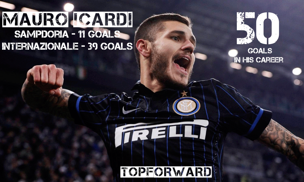 TheTopforward's tweet image. Yesterday, #MauroIcardi scored his 50th senior carreer goal