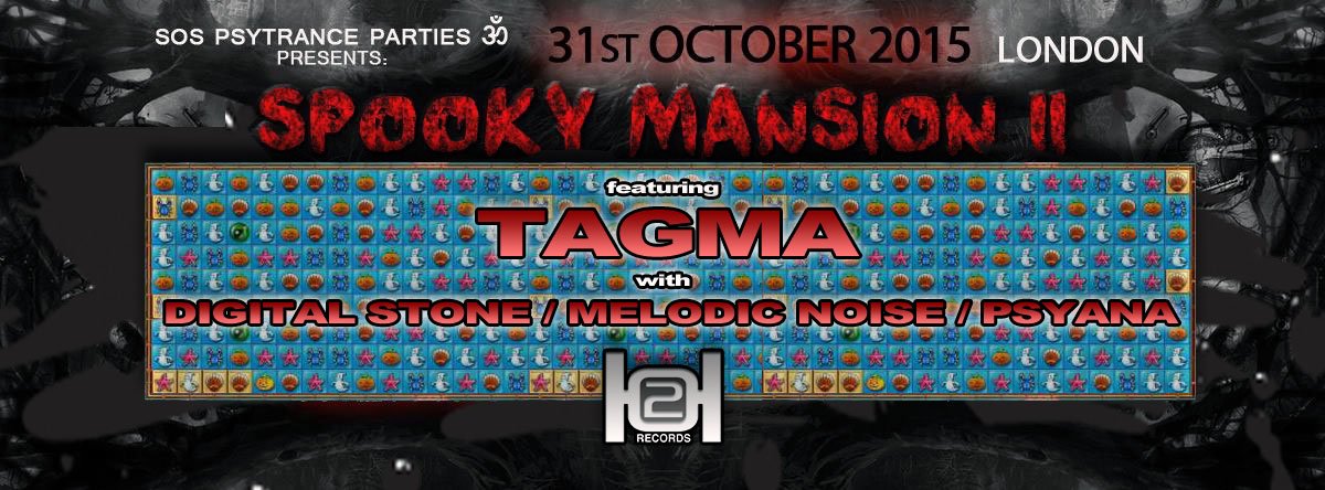 Next TAGMA @Spooky Mansion II - SOS-PPૐ 2 rooms of fine Psytrance on.fb.me/1M1Pjpz @PsyNewss <a href="/Psy_Tribes/">Psytrance Events</a>