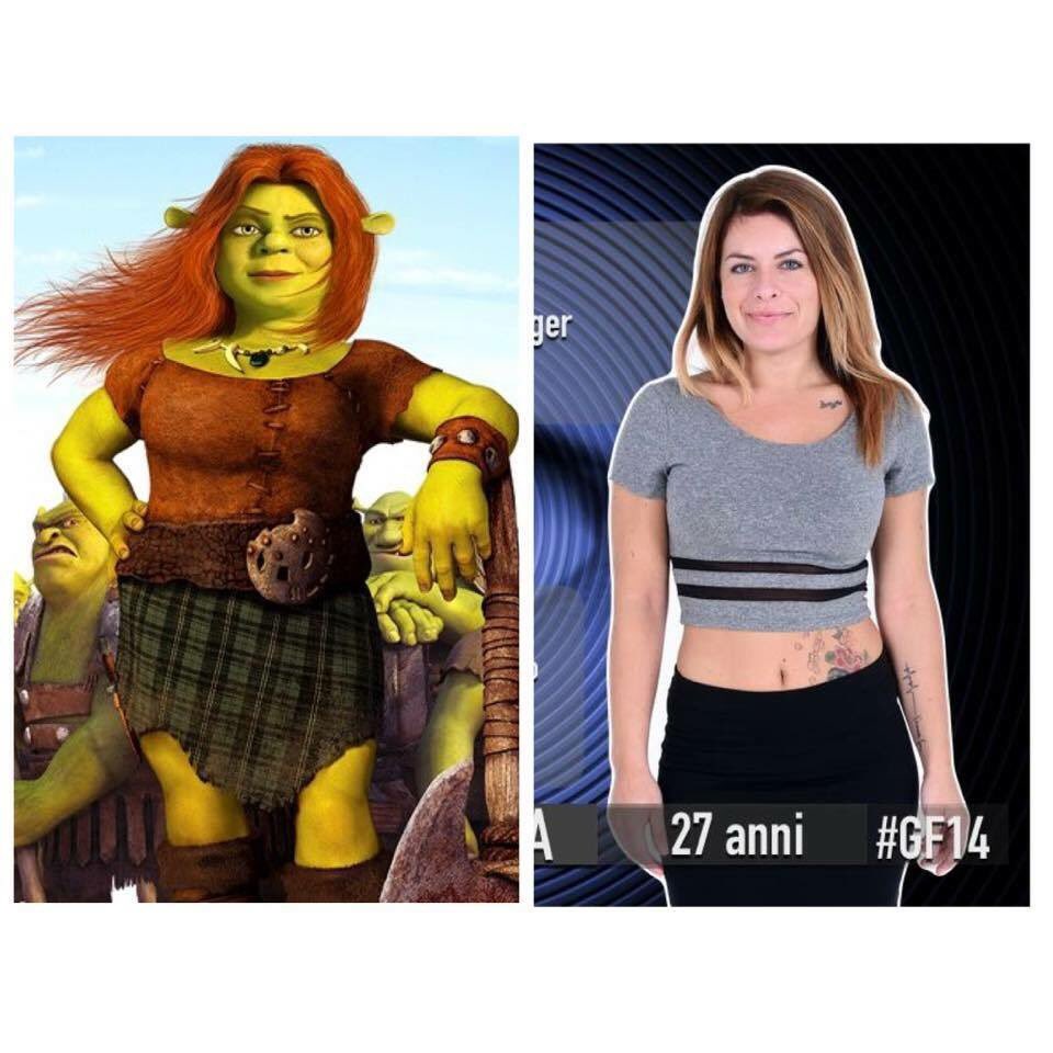 As_gianluca's tweet photo. Sto morendo! Ahahahaha trovate le differenze #merdiana #fiona #GF14 https://t.co/K25HIp0EPl