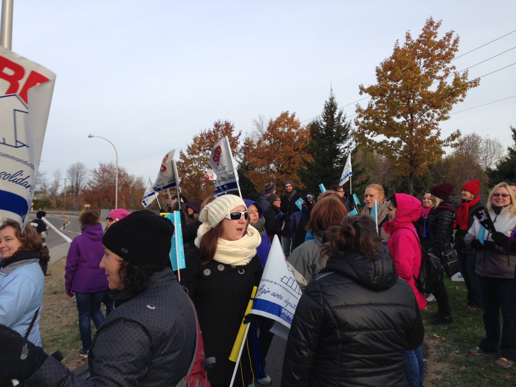 MathieuDuDoge's tweet image. #lecoleaboutdebras #greve #SERD #MarieRivierDrummondville