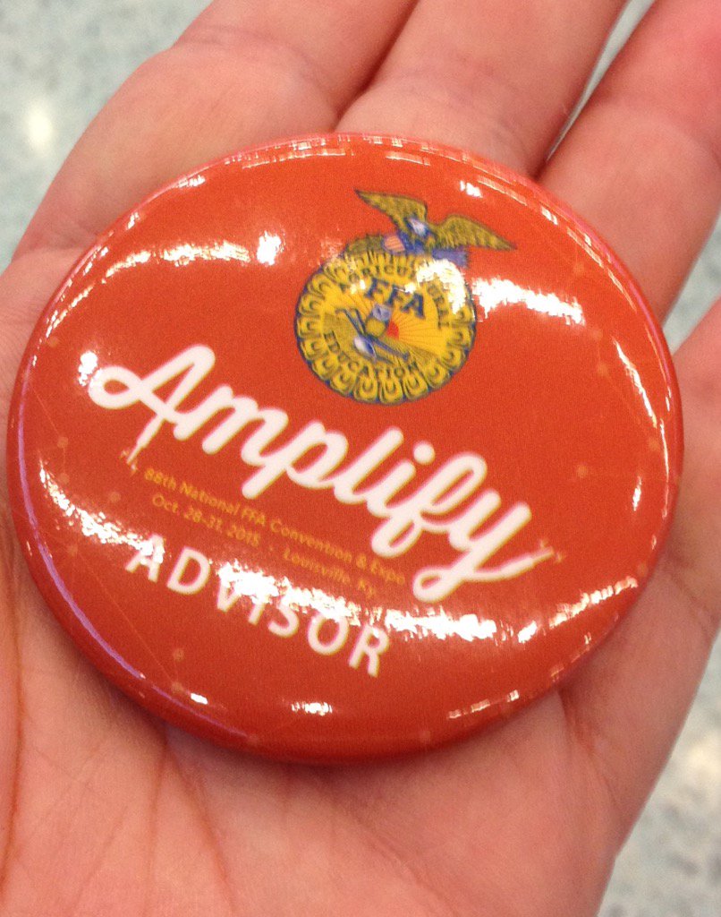 CityAggie's tweet photo. Now it's official!! 1st @NationalFFA Convention w/ #TaylorFFA @floridaffa ! #AmplifyFFA #psuaged15 https://t.co/tfiOhaksNw